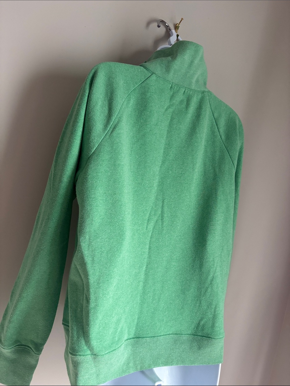 J. Crew Green Button-Shoulder Sweatshirt with Side Buttons Medium 🤩 - Picture 4 of 6